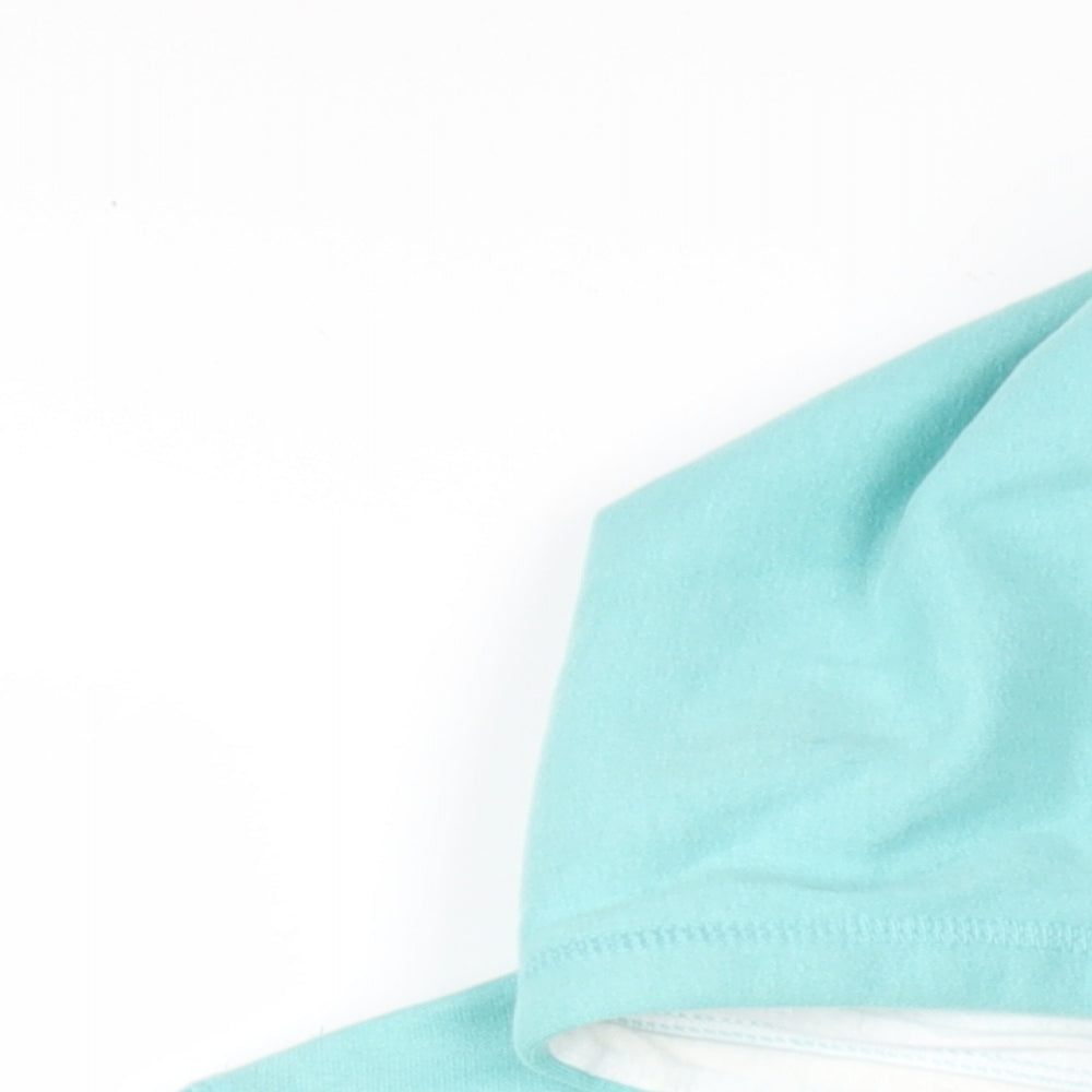 Saltrock Womens Blue Cotton Full Zip Hoodie Size 16 Zip