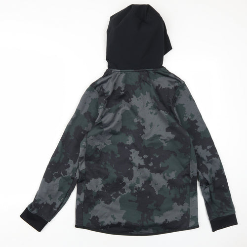 Nike Boys Multicoloured Geometric Jacket Size 13-14 Years Zip