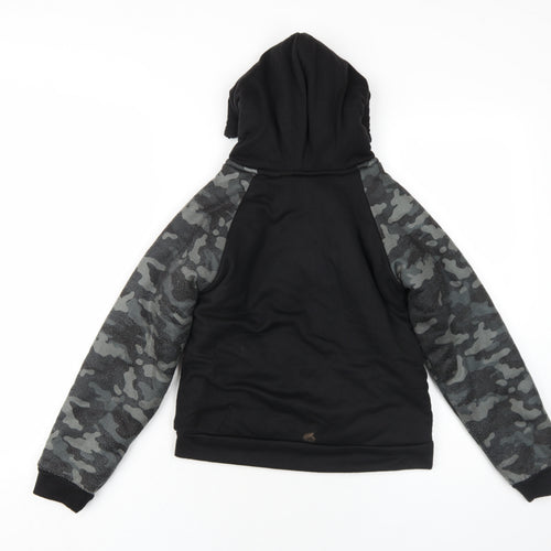 Body Glove Boys Black Camouflage Polyester Full Zip Hoodie Size 10-11 Years Zip