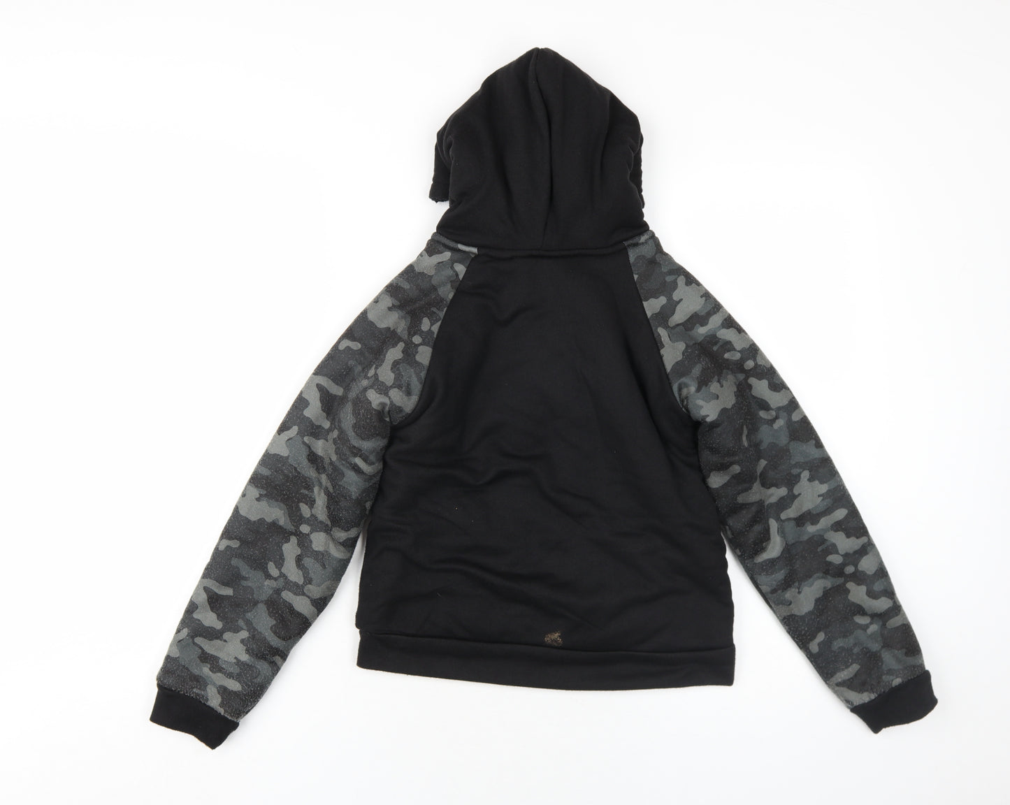 Body Glove Boys Black Camouflage Polyester Full Zip Hoodie Size 10-11 Years Zip