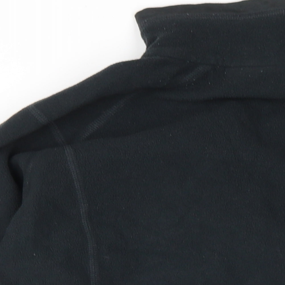 Kathmandu Womens Black Polyester Pullover Sweatshirt Size 10 Zip