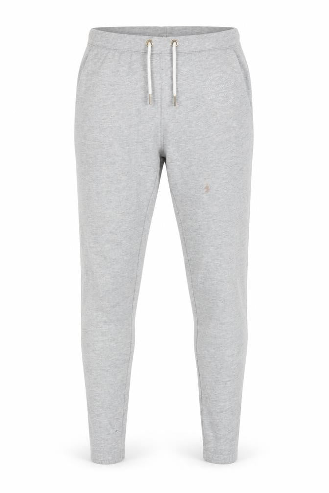 Jack Wills Mens Grey Cotton Jogger Trousers Size XS L30 in Regular Drawstring
