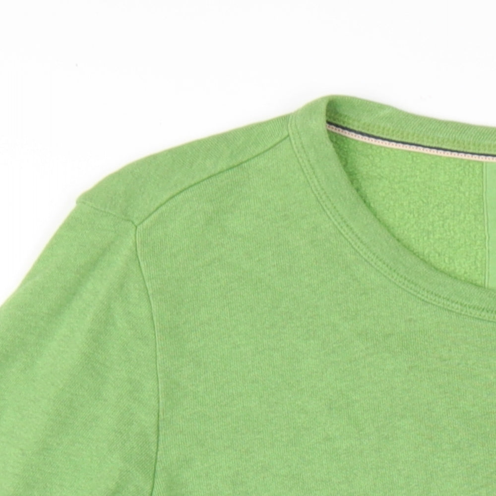 Seasalt Womens Green Cotton Pullover Sweatshirt Size 10 Pullover