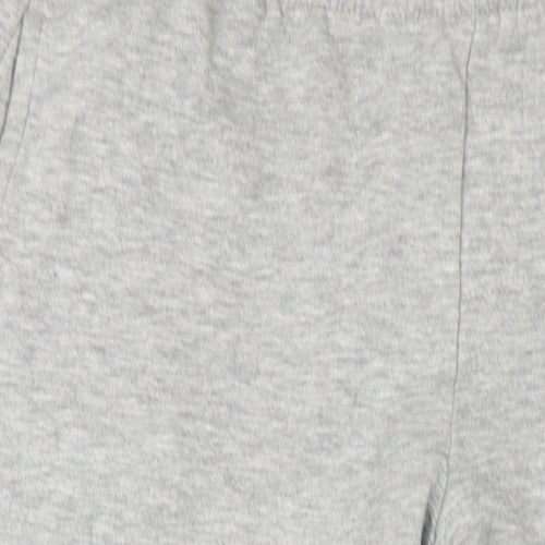 Slazenger Mens Grey Cotton Jogger Trousers Size S L28 in Regular Drawstring