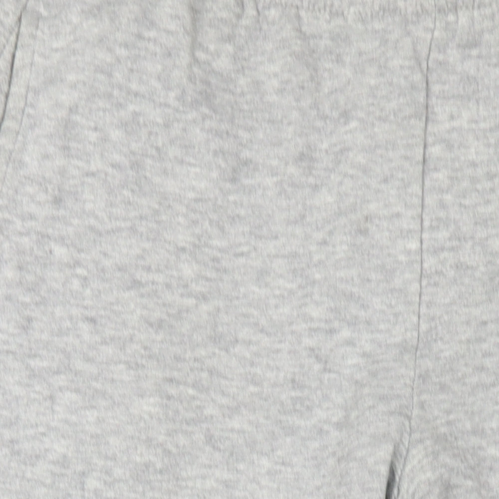 Slazenger Mens Grey Cotton Jogger Trousers Size S L28 in Regular Drawstring