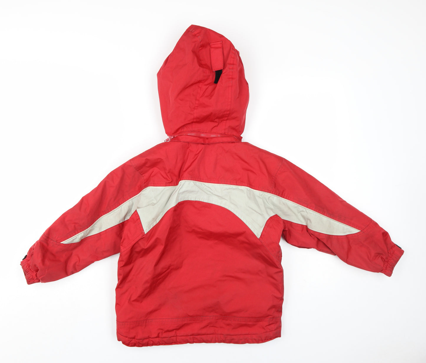 Trespass Boys Red Rain Coat Coat Size 5-6 Years Zip