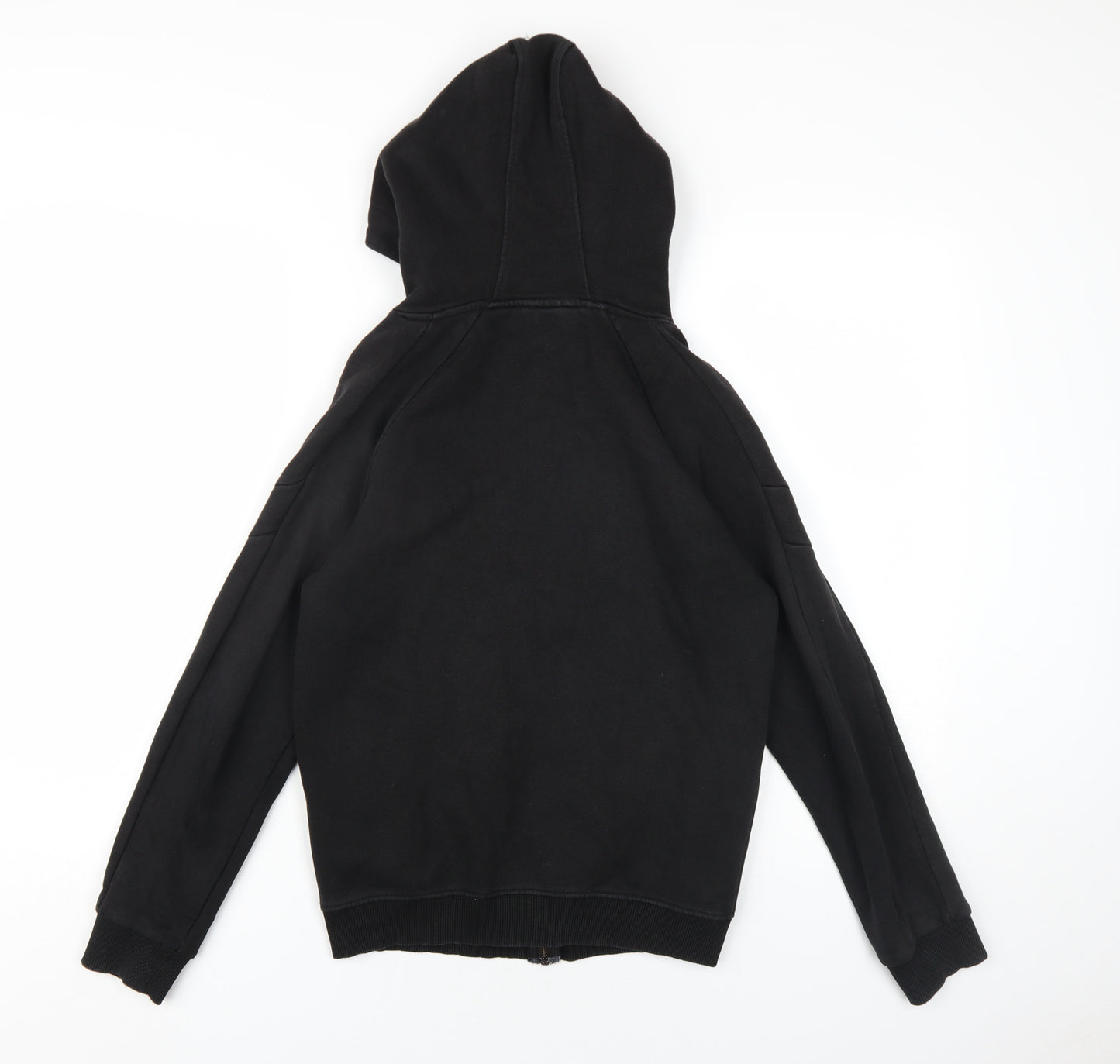 Kings Will Dream Boys Black Cotton Full Zip Hoodie Size 12-13 Years Zip
