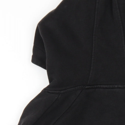 Kings Will Dream Boys Black Cotton Full Zip Hoodie Size 12-13 Years Zip