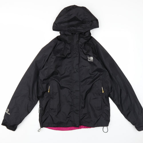Karrimor Womens Black Rain Coat Coat Size 10 Zip