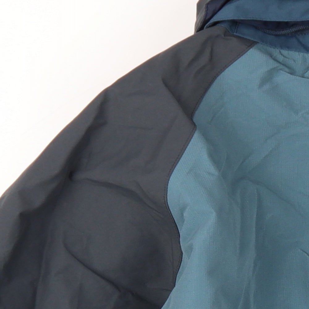 Sprayway Mens Blue Rain Coat Coat Size 2XL Zip