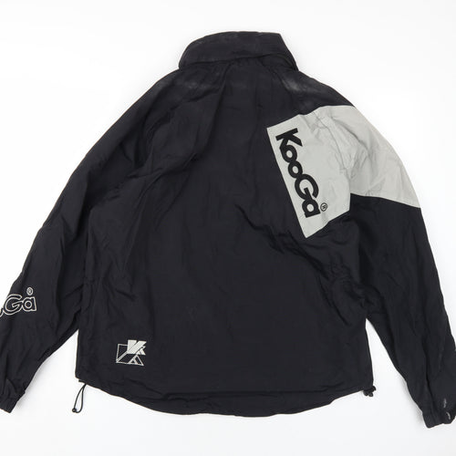 Kooga Mens Black Jacket Coat Size M Zip - Huddersfield Giants