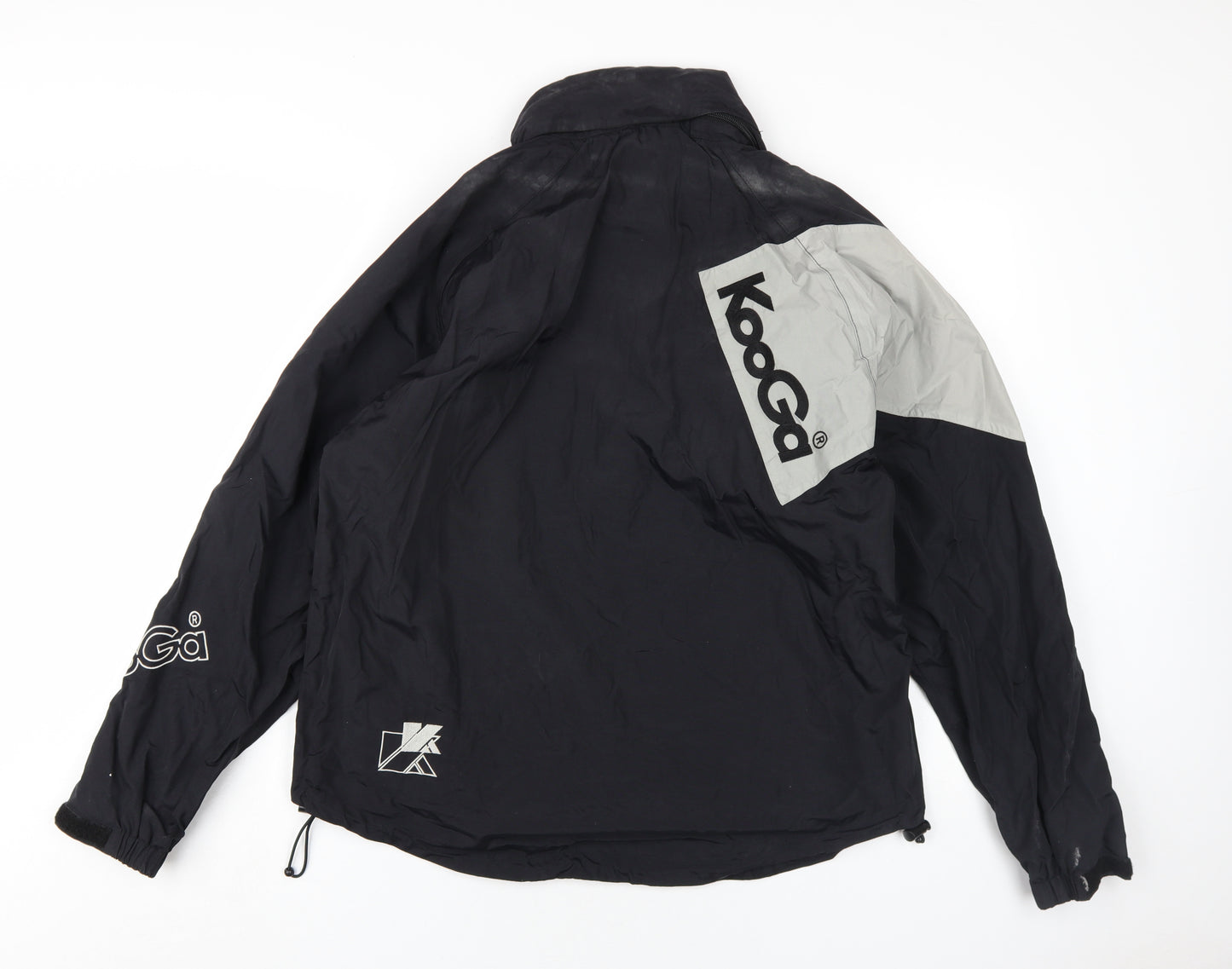 Kooga Mens Black Jacket Coat Size M Zip - Huddersfield Giants