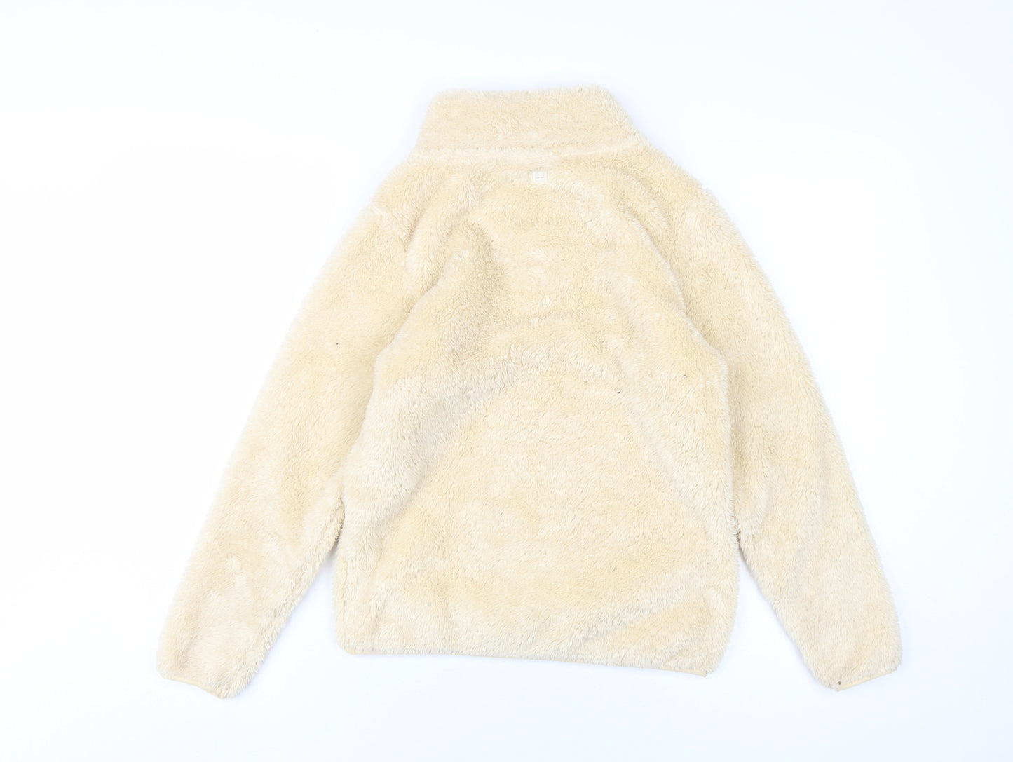 Mountain Warehouse Girls Ivory Polyester Pullover Sweatshirt Size 11-12 Years Zip