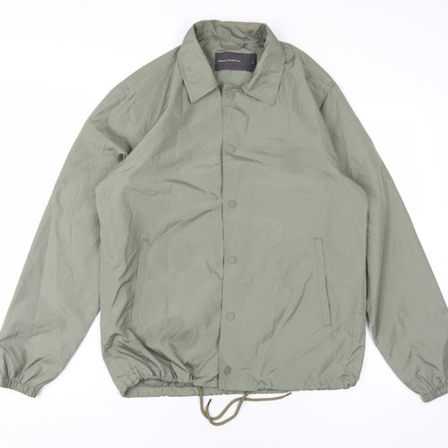 French Connection Mens Green Jacket Size S Snap