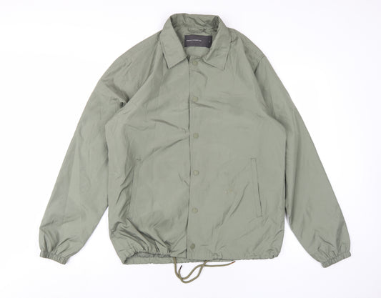 French Connection Mens Green Jacket Size S Snap