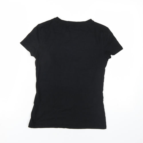 Slipknot Womens Black Cotton Basic T-Shirt Size XS Round Neck