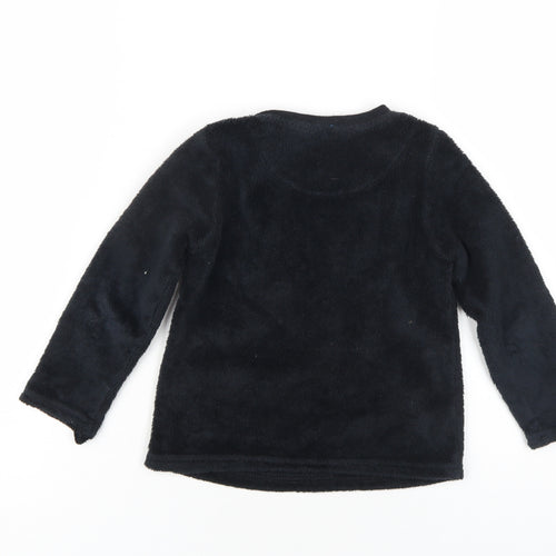 Batman Girls Black Polyester Pullover Sweatshirt Size 4-5 Years Pullover