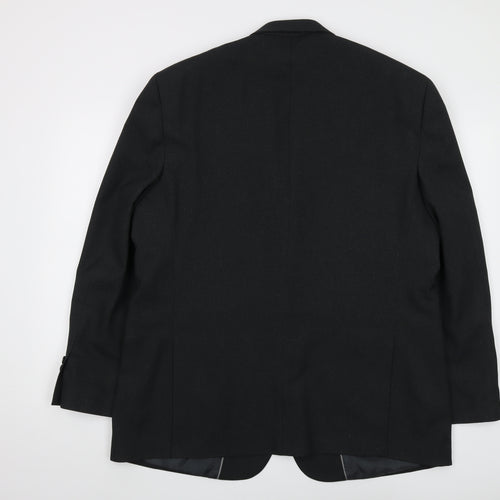 Greenwoods Mens Grey Polyester Jacket Suit Jacket Size 44 Regular