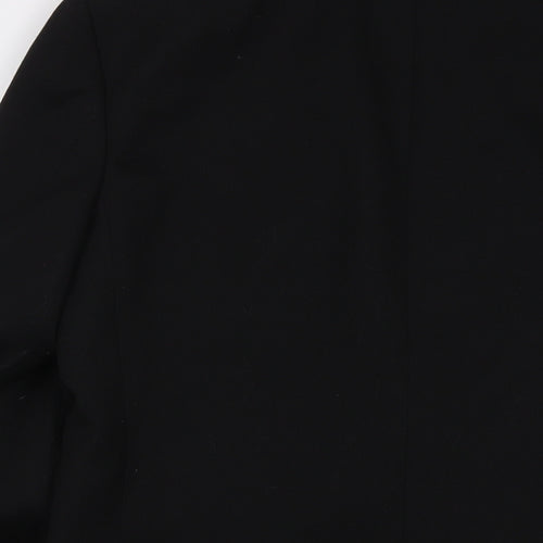 Diolen Mens Black Polyester Jacket Suit Jacket Size 38 Regular
