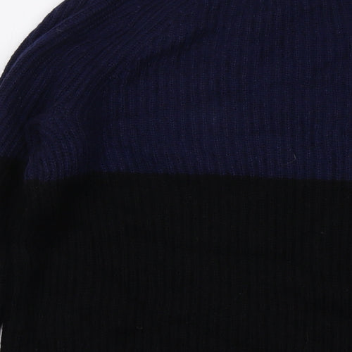Gap Womens Blue Roll Neck Mohair Pullover Jumper Size 2XS