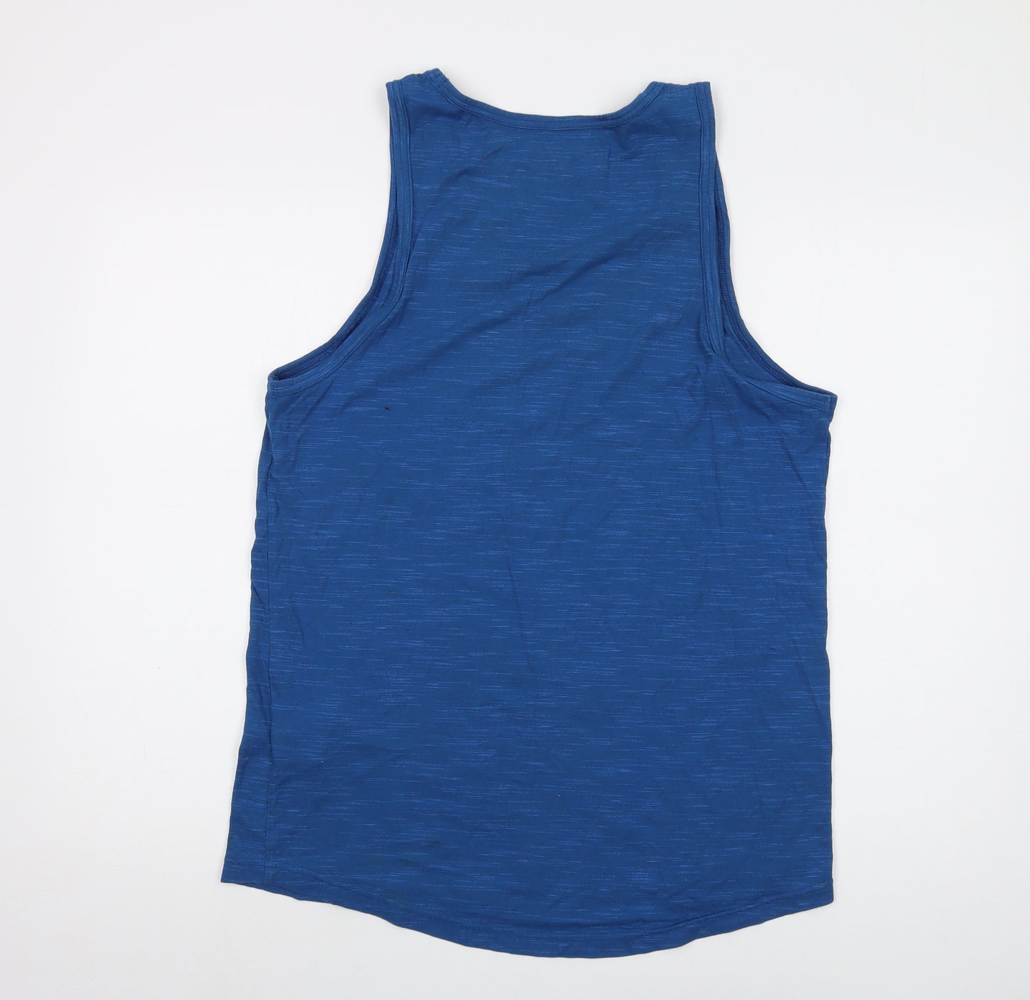 Under armour Mens Blue Cotton T-Shirt Size M Round Neck
