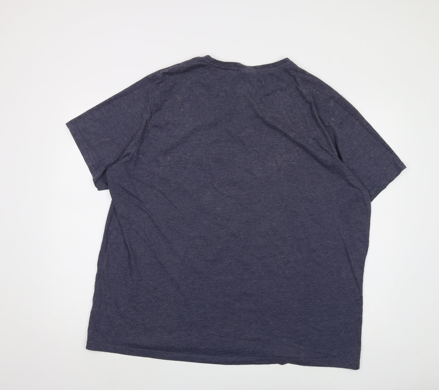 Marvel Mens Blue Cotton T-Shirt Size 3XL Crew Neck