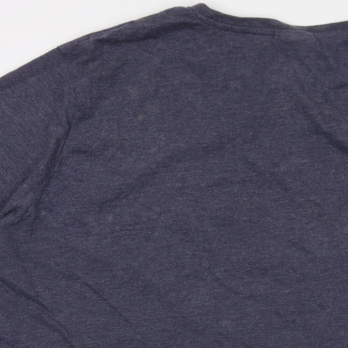 Marvel Mens Blue Cotton T-Shirt Size 3XL Crew Neck