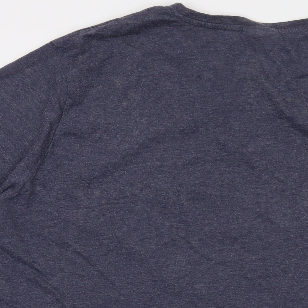 Marvel Mens Blue Cotton T-Shirt Size 3XL Crew Neck