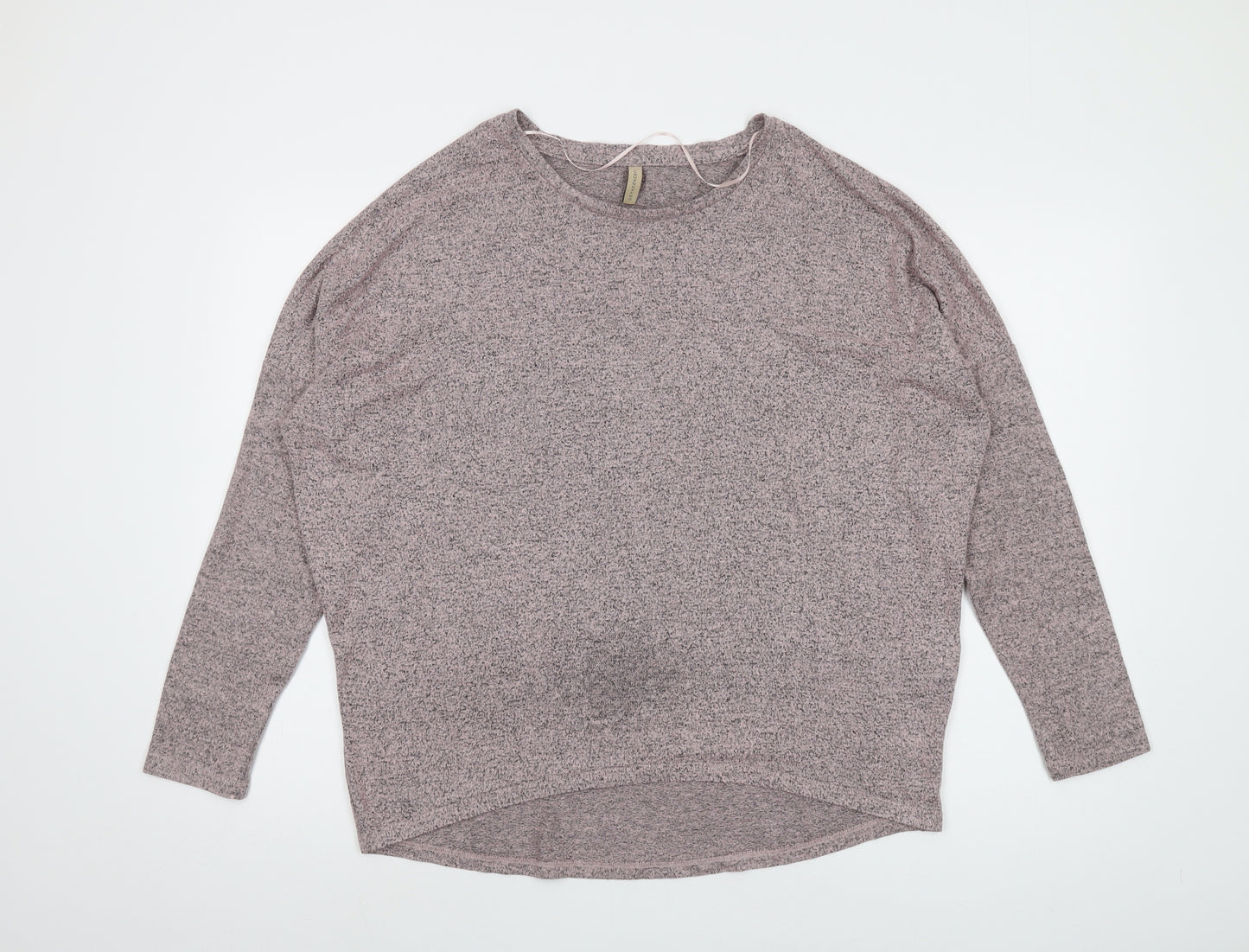 Soyaconcept Womens Pink Round Neck Viscose Pullover Jumper Size M