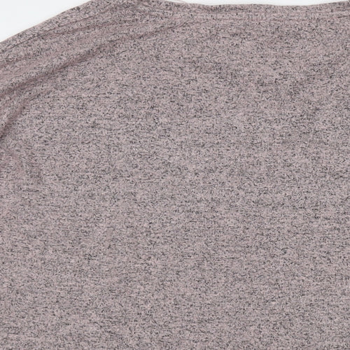Soyaconcept Womens Pink Round Neck Viscose Pullover Jumper Size M