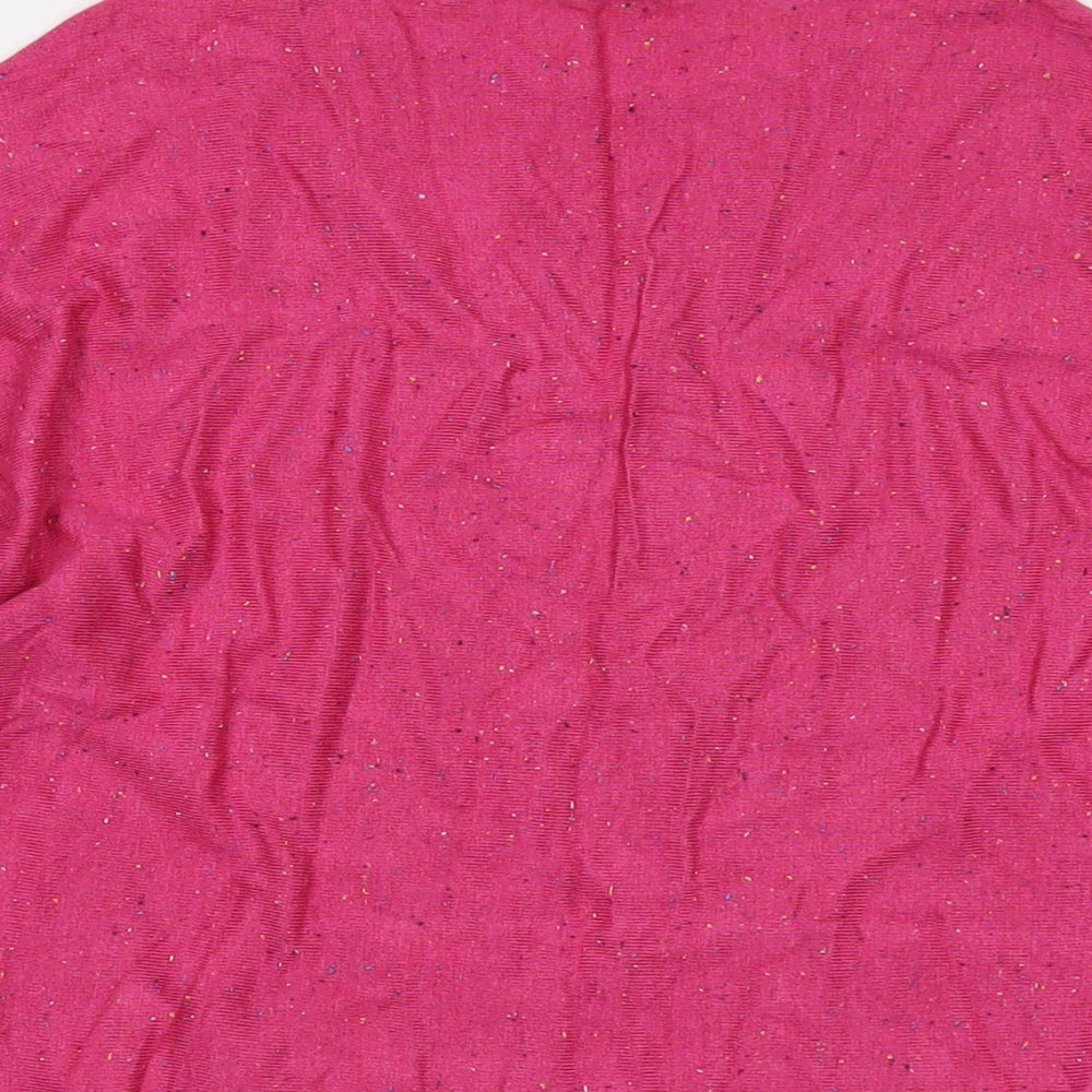 Phase Eight Womens Pink Round Neck Viscose Pullover Jumper Size 12