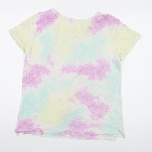 Gap Womens Multicoloured Cotton Basic T-Shirt Size S Crew Neck