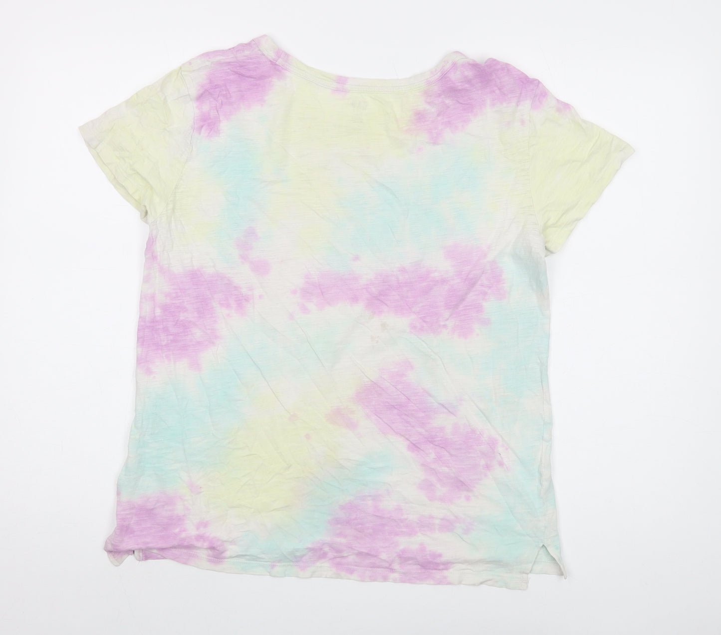 Gap Womens Multicoloured Cotton Basic T-Shirt Size S Crew Neck