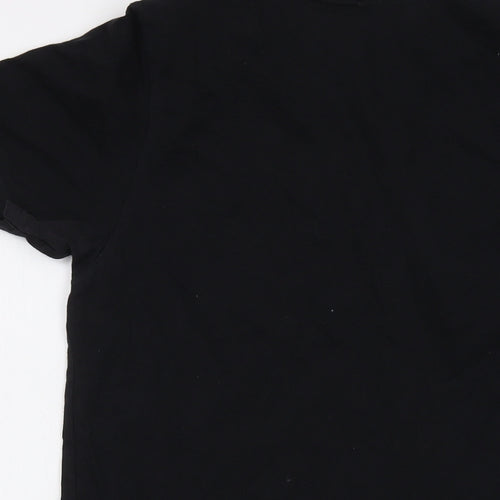 Sneaker Freak Mens Black Cotton T-Shirt Size M Crew Neck