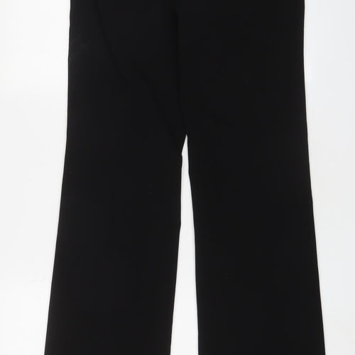 Kookai Womens Black Polyester Trousers Size 14 L35 in Regular Zip - Sequins