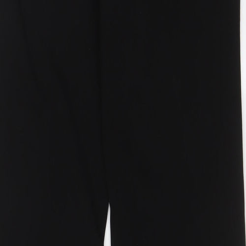 Kookai Womens Black Polyester Trousers Size 14 L35 in Regular Zip - Sequins