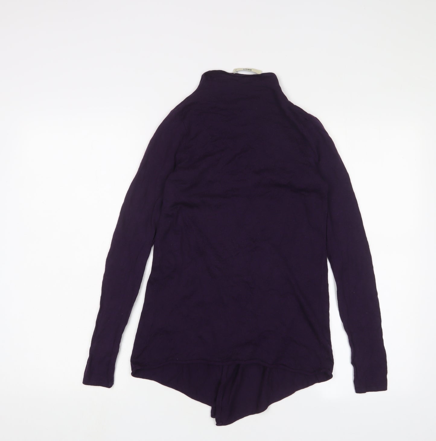 Oasis Womens Purple V-Neck Viscose Cardigan Jumper Size XS - Open