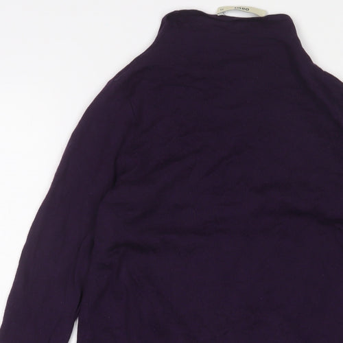 Oasis Womens Purple V-Neck Viscose Cardigan Jumper Size XS - Open