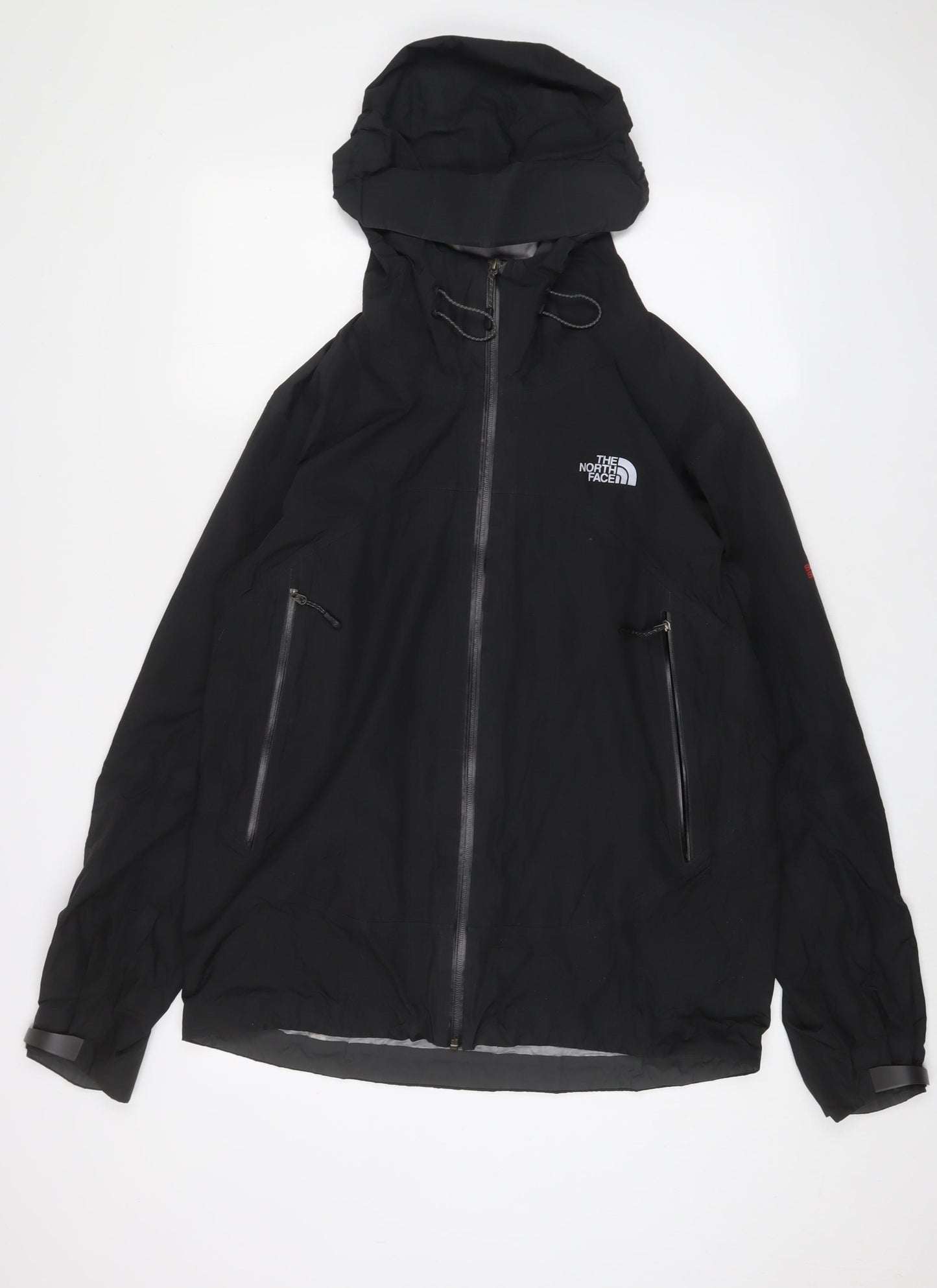 The North Face Mens Black Jacket Size L Zip - Logo