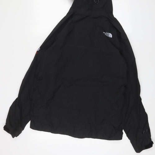 The North Face Mens Black Jacket Size L Zip - Logo
