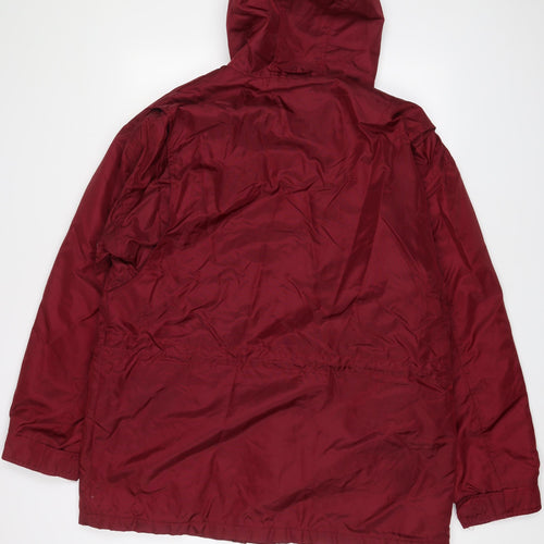 Eagles Ridge Mens Red Jacket Size M Zip - Pockets