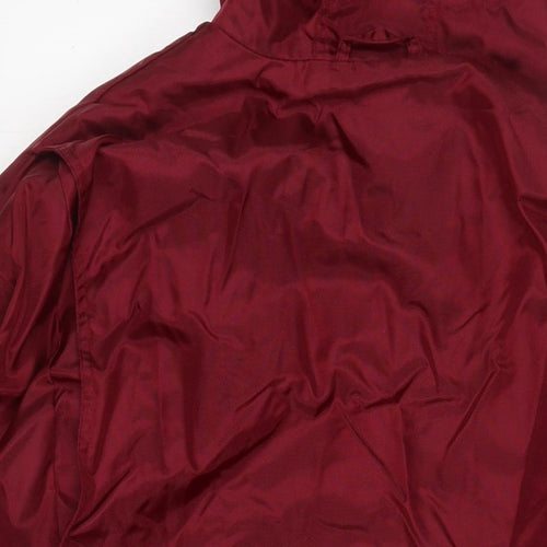 Eagles Ridge Mens Red Jacket Size M Zip - Pockets