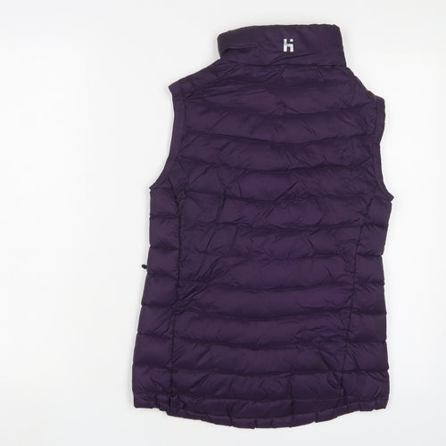 Hi Gear Womens Purple Gilet Jacket Size 6 Zip - Logo