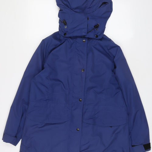Element Womens Blue Jacket Size 12 Zip - Pockets