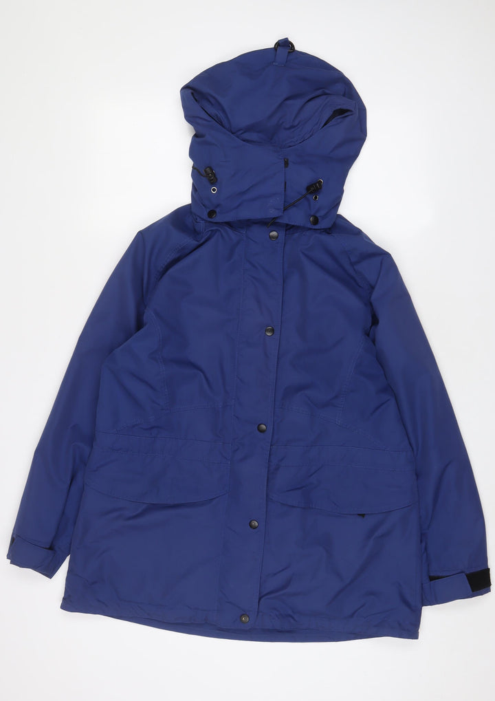 Element Womens Blue Jacket Size 12 Zip - Pockets