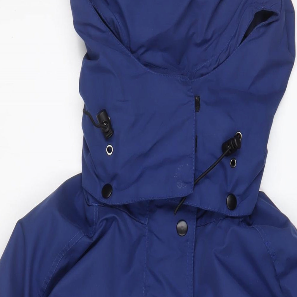 Element Womens Blue Jacket Size 12 Zip - Pockets
