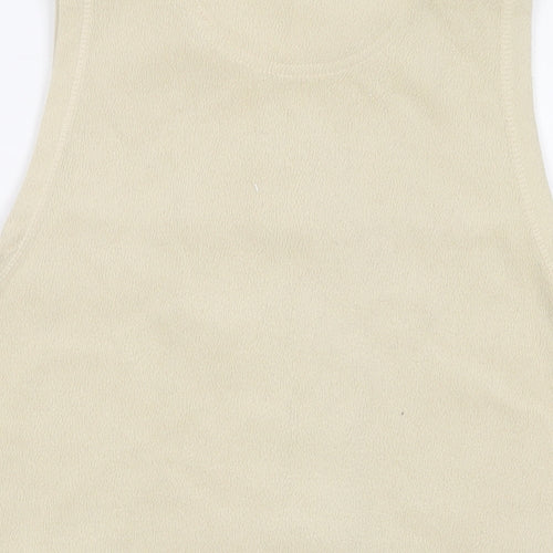 EWM Womens Beige Gilet Jacket Size S Zip - 10/12