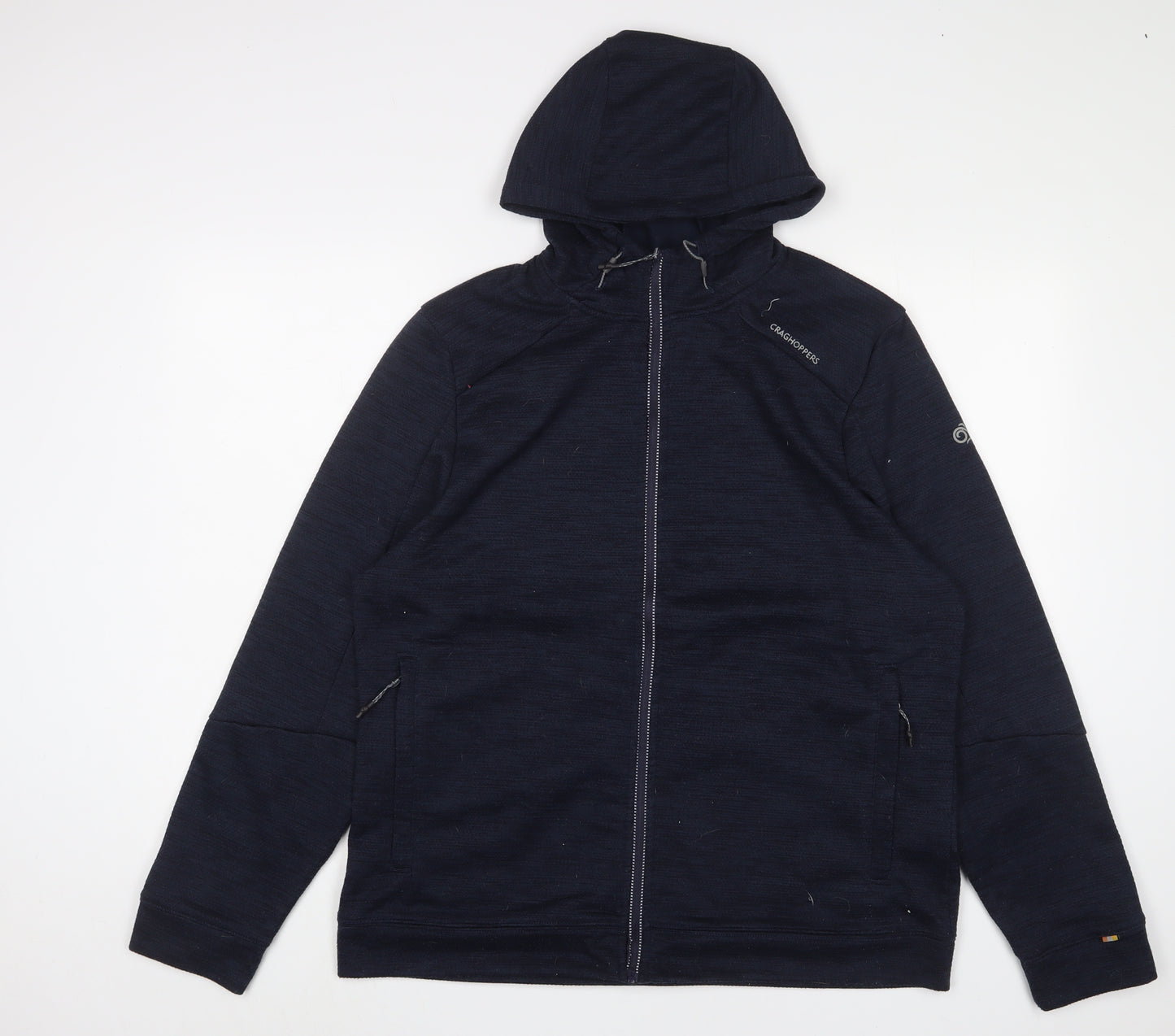 Craghoppers Mens Blue Jacket Size L Zip - Logo