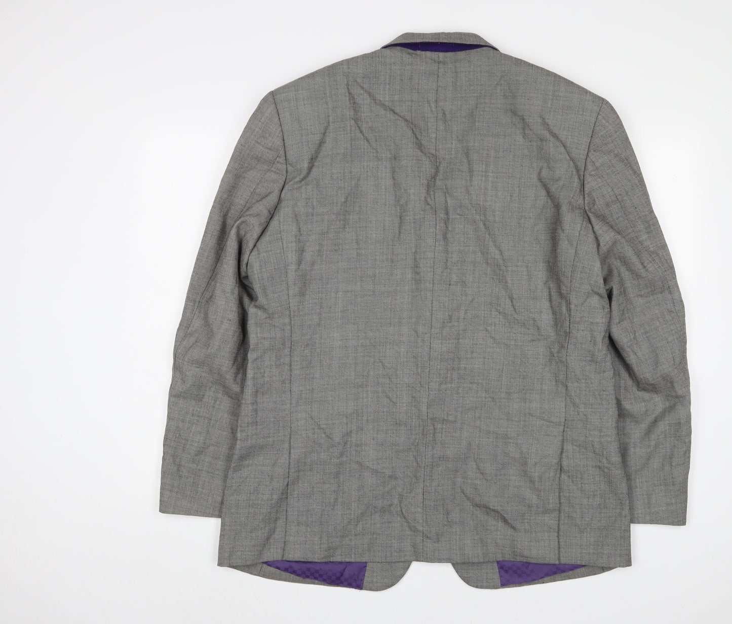 Skopes Mens Grey Polyester Jacket Suit Jacket Size 44 Regular