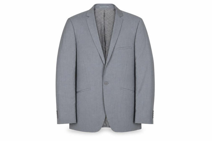 Lambretta Mens Grey Polyester Jacket Suit Jacket Size 40 Regular
